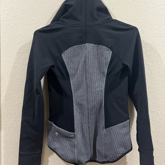 Ivivva hooded sweater jacket black and gray size size 12 girls - Picture 5 of 13